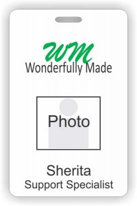 (image for) Wonderfully Made Photo ID Badge