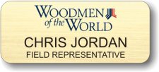 (image for) Woodmen of the World Gold Badge