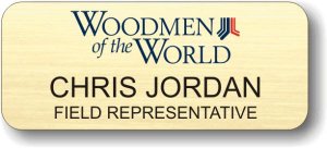 (image for) Woodmen of the World Gold Badge