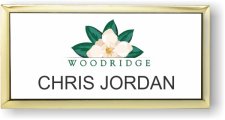 (image for) Woodridge Memorial Park & Funeral Executive White Gold Framed Badge