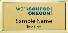 (image for) WorkSource Oregon Executive Gold badge - B