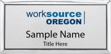 (image for) WorkSource Oregon Executive Silver badge - B