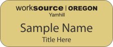 (image for) Worksource Yamhill Standard Gold badge