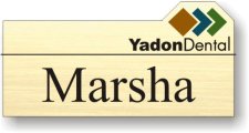 (image for) Yadon Dental Shaped Gold Badge
