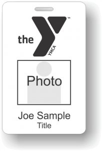 (image for) YMCA Black Photo ID Badge