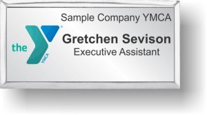 (image for) YMCA Green/Blue Executive Silver Badge