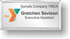 (image for) YMCA Orange/Green Executive Silver Badge