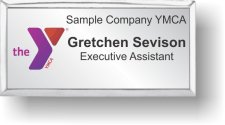 (image for) YMCA Purple/Red Executive Silver Badge