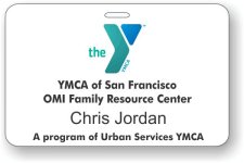 (image for) YMCA of San Francisco - OMI Family Resource Center ID Badge