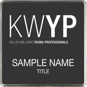 (image for) Keller Williams Young Professionals Black Square Executive Badge