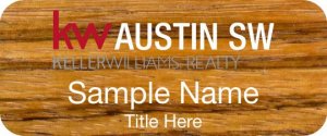 (image for) Keller Williams Austin SW Zebrawood Badge