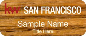 (image for) Keller Williams San Francisco Zebrawood Badge