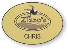 (image for) Zizzo's Coffee Gold Oval Badge