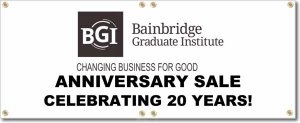 (image for) Bainbridge Graduate Institute Banner Logo Center