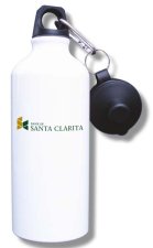 (image for) Bank of Santa Clarita Water Bottle - White
