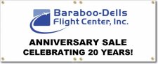 (image for) Baraboo Dells Flight Center Banner Logo Center
