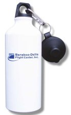 (image for) Baraboo Dells Flight Center Water Bottle - White