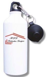 (image for) BDD Distinctive Designs Water Bottle - White