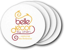 (image for) Belle Decor by Cheri Coasters (5 Pack)