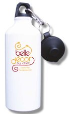(image for) Belle Decor by Cheri Water Bottle - White