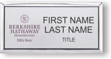 (image for) Berkshire Hathaway Executive Silver Badge with DBA/Company Name