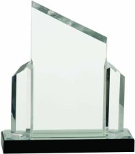 (image for) Silver Beveled Post Impress Acrylic Award - Large