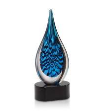 (image for) Blue Rain Drop Glass Award