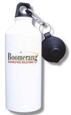 (image for) Boomerang Marketing Solutions Water Bottle - White