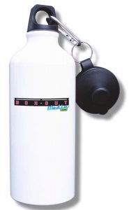 (image for) Box Out Media, Inc. Water Bottle - White