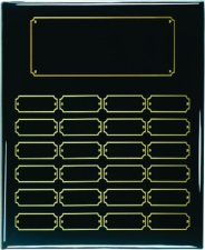 (image for) Black Piano Board 24 Plate Perpetual Plaque