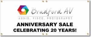 (image for) Bradford AV Banner Logo Center