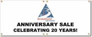 (image for) Bradford Ski Team Banner Logo Center