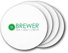 (image for) Brewer Quilting and Sewing Coasters (5 Pack)