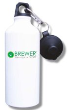 (image for) Brewer Quilting and Sewing Water Bottle - White