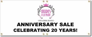 (image for) Brides a la Mode Banner Logo Center