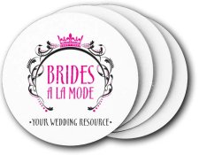 (image for) Brides a la Mode Coasters (5 Pack)