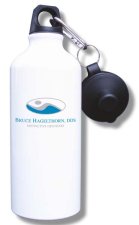 (image for) Bruce Hagelthorn, DDS Dentistry Water Bottle - White