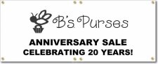 (image for) B's Purses Banner Logo Center