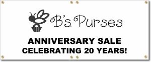 (image for) B\'s Purses Banner Logo Center