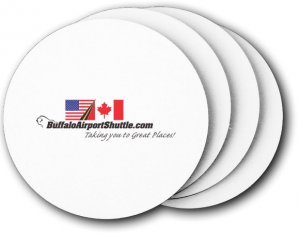 (image for) Buffalo Airport Shuttle Coasters (5 Pack)