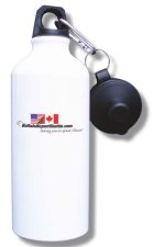 (image for) Buffalo Airport Shuttle Water Bottle - White
