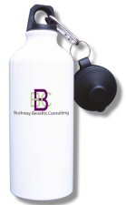 (image for) Bushway Benefits Consulting Water Bottle - White