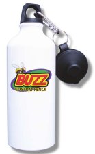 (image for) Buzz Custom Fence Water Bottle - White