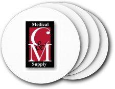 (image for) C & M Medical Supply Coasters (5 Pack)