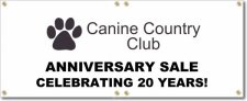 (image for) Canine Country Club Banner Logo Center
