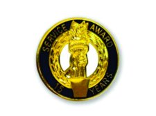(image for) Service Award Blue/Black Pin