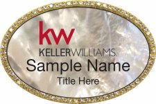 (image for) Mother of Pearl Bling Name Badges