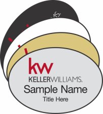 (image for) (New Lower Pricing) Oval Name Badges