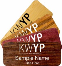 (image for) Wood Name Badges
