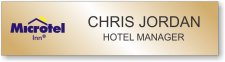 (image for) Microtel Name Plates